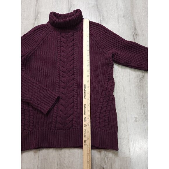 Lululemon Bring the Cozy Turtleneck Cable Knit Ribbed Sweater Womens 2 - Picture 6 of 8